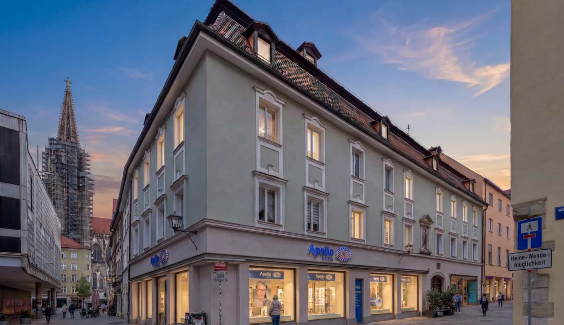 Unverbindliche Visualisierung der Fassade Schwarze-Bären-Straße 1